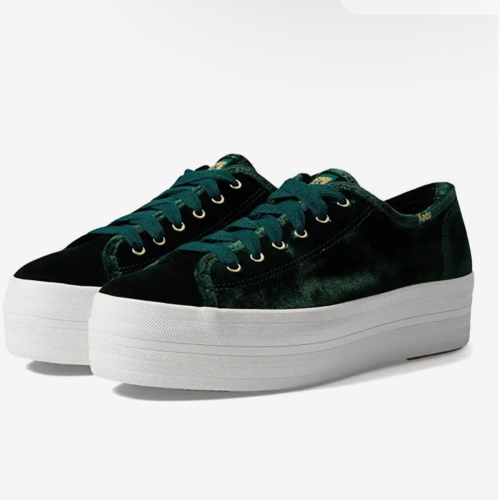 New Triple Up Keds Velvet Sneakers Women’s